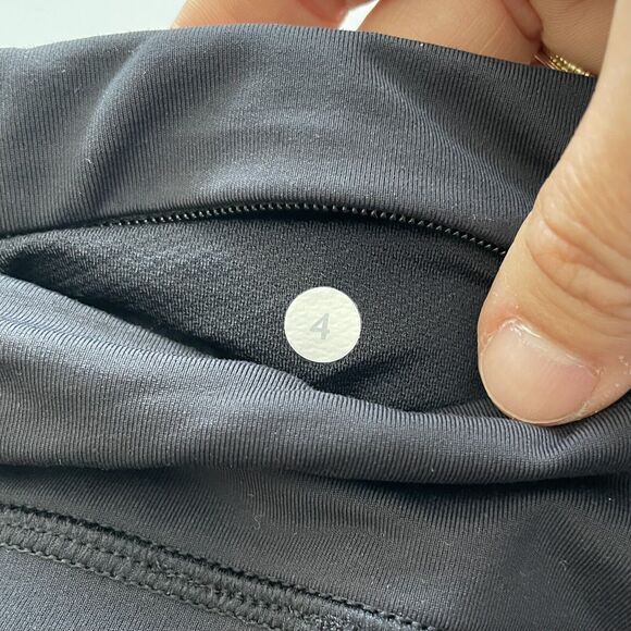 Lululemon Speed Tight II (Mesh) Luxtreme Leggings Pockets Waist Tie Black - Picture 4 of 15